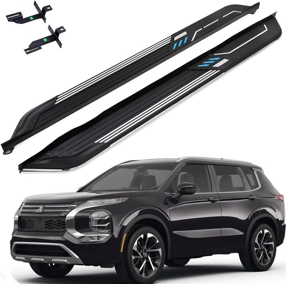 5.5" Stainless Steel Step Bars for 2022-2025 Mitsubishi Outlander Running Boards Side Steps nerf bar Foot Pedal Accessories