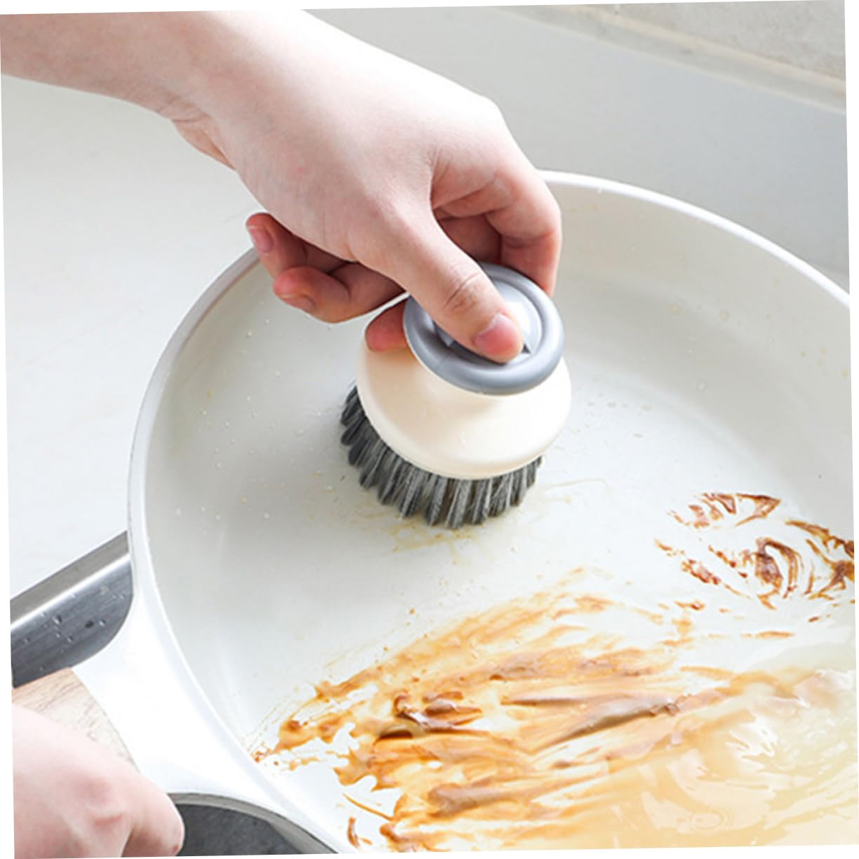 Ciieeo 5 Juegos Cepillo De Limpieza De Cocina Kitchen Gadgets Dish Brush Cepillo para Utensilios De Cocina para Platos para Fregar Platos Páginas Grey 2 Piezas * 5