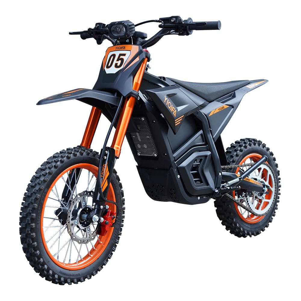 Yiqifa Hohe Leistung, Elektrisches Motorrad,Elektro Motorrad Kinder ab 13 Jahre,Scheibenbremsen, Max 120kg
