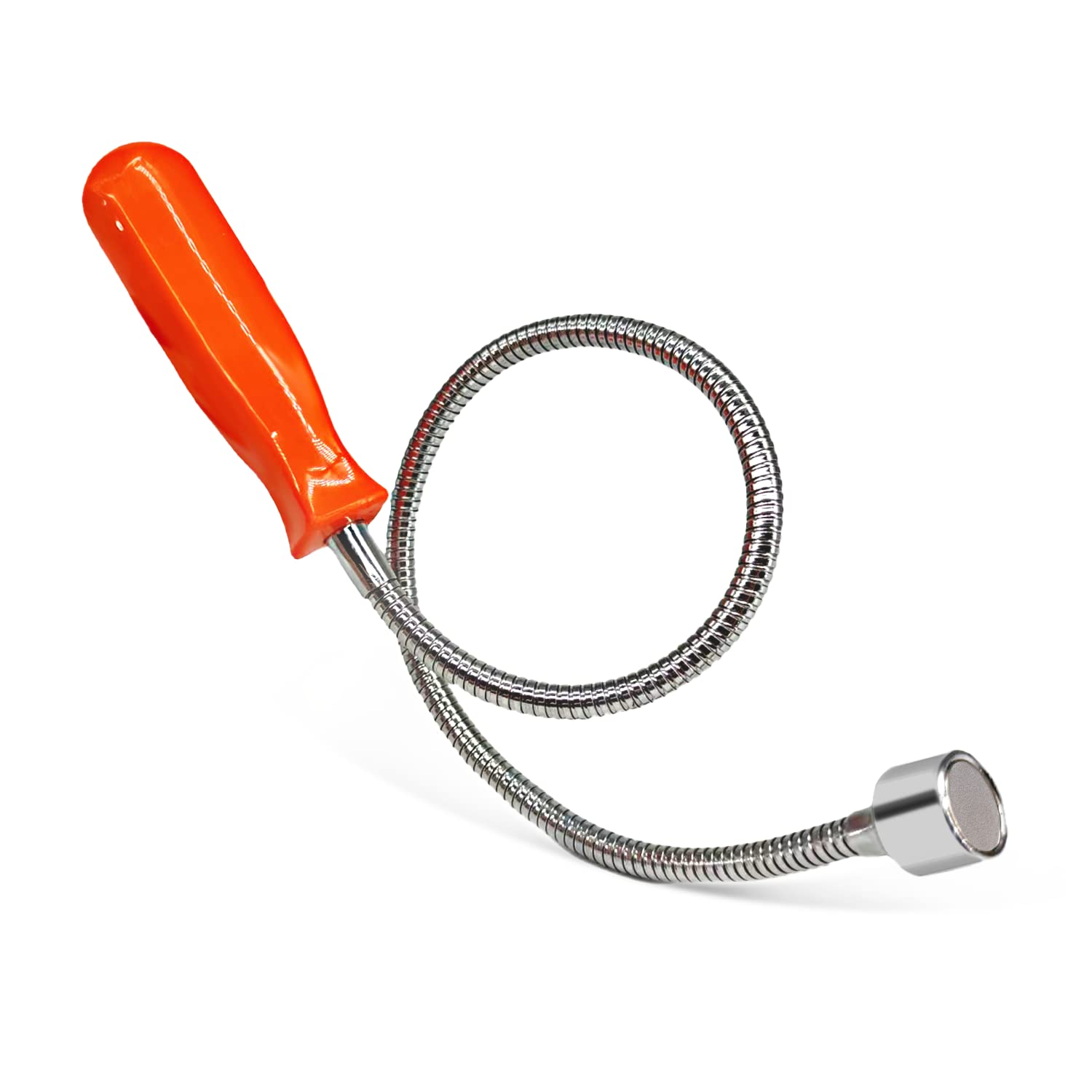Flexible Arm Longer Magnetic Pick up Tool - 20LB Pull Force,44”Long,Bendable Magnet Sweeper Stick,Long Flexible Retriever Stick,Gift for Home or Auto Men Women Husband Birthday Father's Day,Christmas