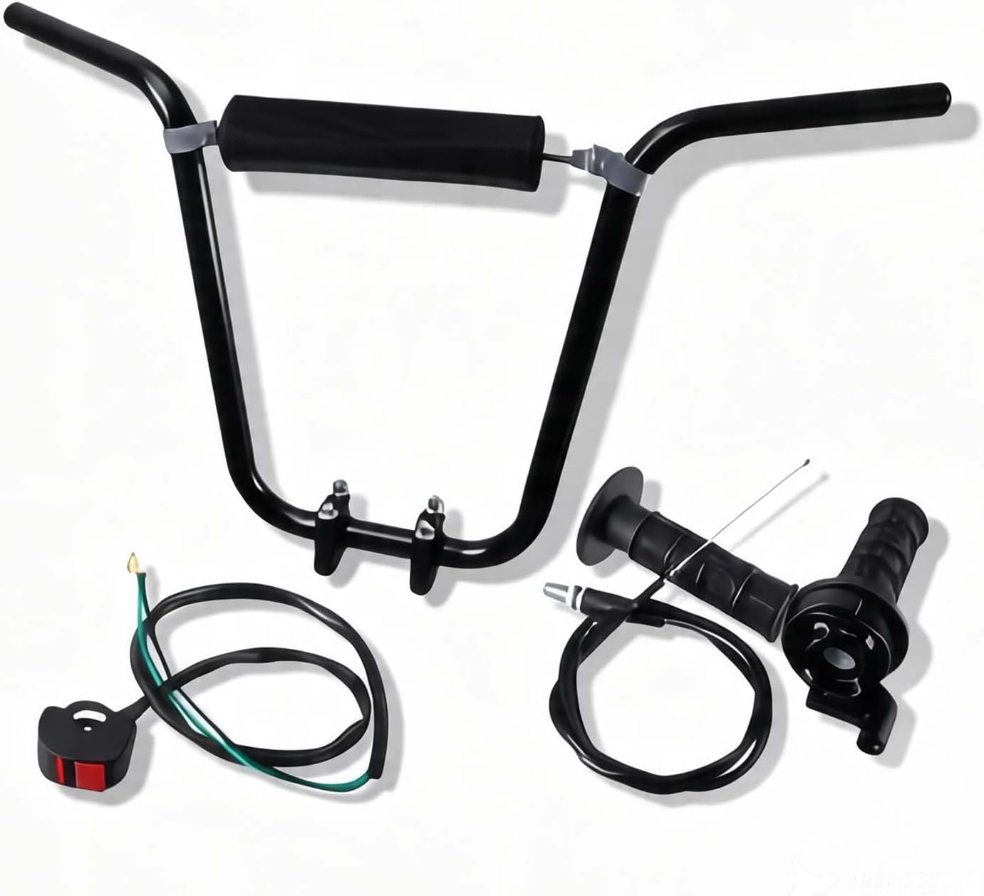 7/8 Mini Bike Handlebars 14" Ape Hangers Handlebar Kit for Coleman CT200U CT200U-EX BT200X CT100U Baja DB30 Motovox MBX10 MBX11 Mega Moto MMB80 Minibike Parts