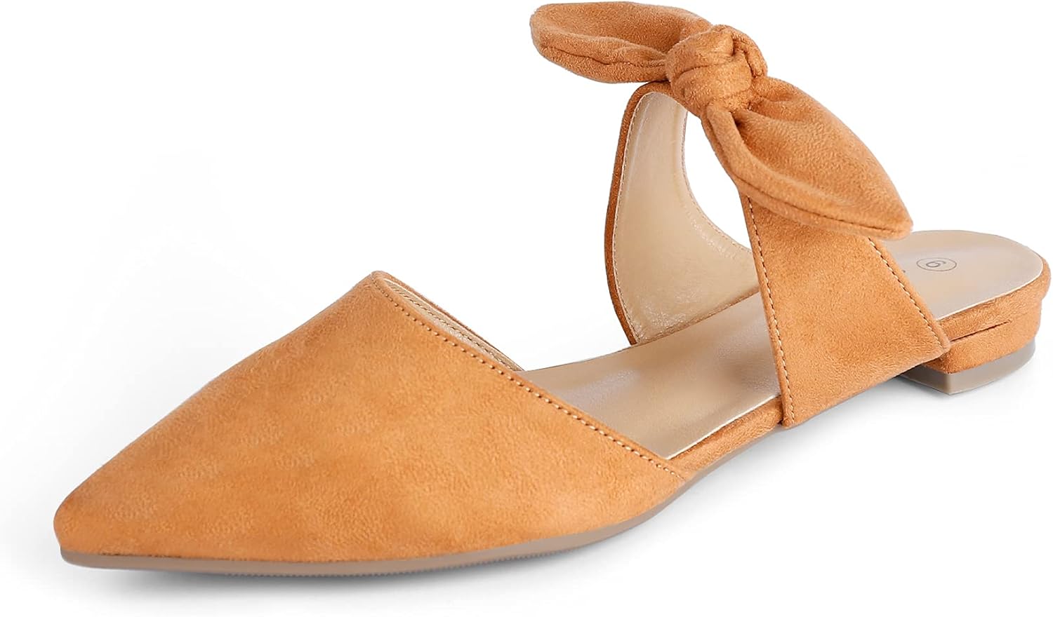 Heel The World Women's Mules Pointed Toe Flat Shoes with