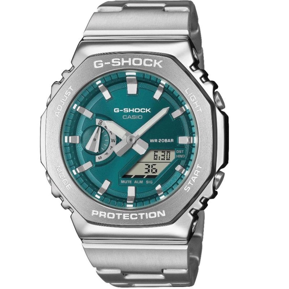Casio Orologio GM-​2110D-​3A1ER G-​Shock Acciaio Ottanio