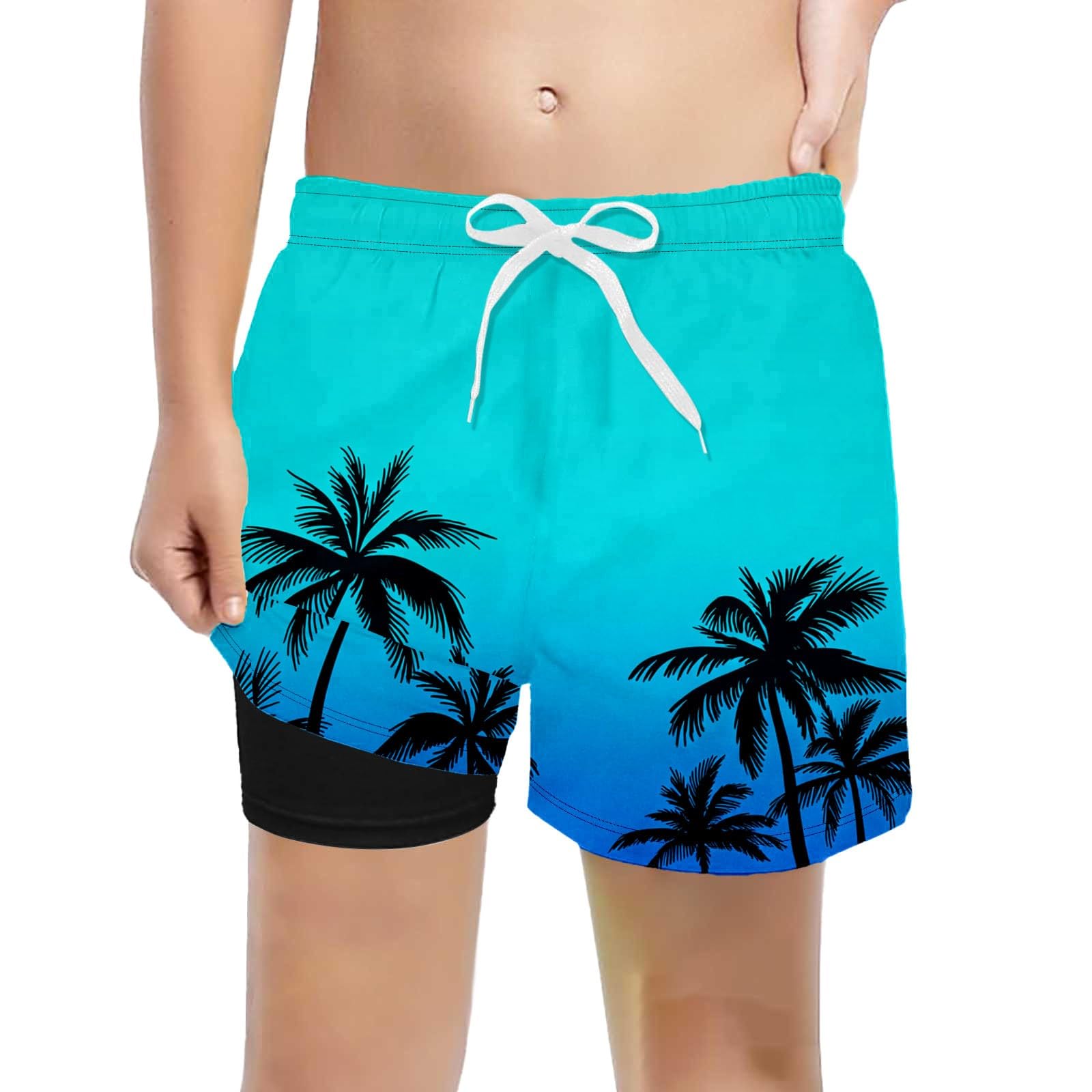 Générique Maillot De Bain Garcon Costume Piscine Plage Surf Anti-Glissant Enfant Short 14 Ans Arena À Séchage Rapide Doublure Compression Boxer 8 Slip Garçon 10-12