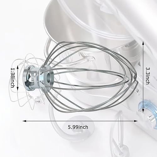 Miniatura 3 de 63227 se adapta a mezcladores de pie Eclectrics All-Metal para batidores de repuesto de mezcladores de mano Hamilton Beach
