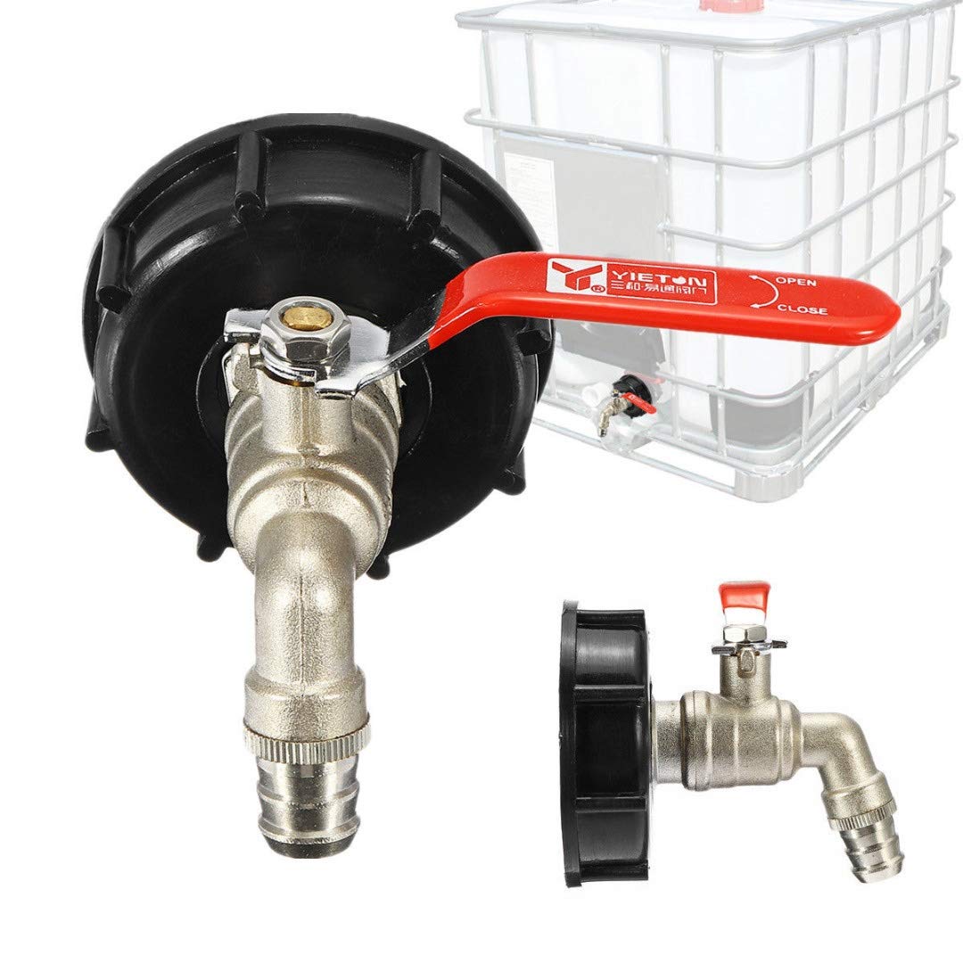 Złączka zamienna do zaworu mosiężnego 3/4''S60x6 gwint IBC adapter do kranu zbiornika