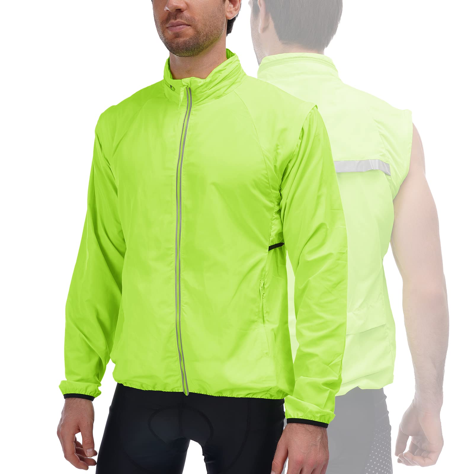 Cycling Vest 33,000ft Men's Windproof Lightweight Golf Vest