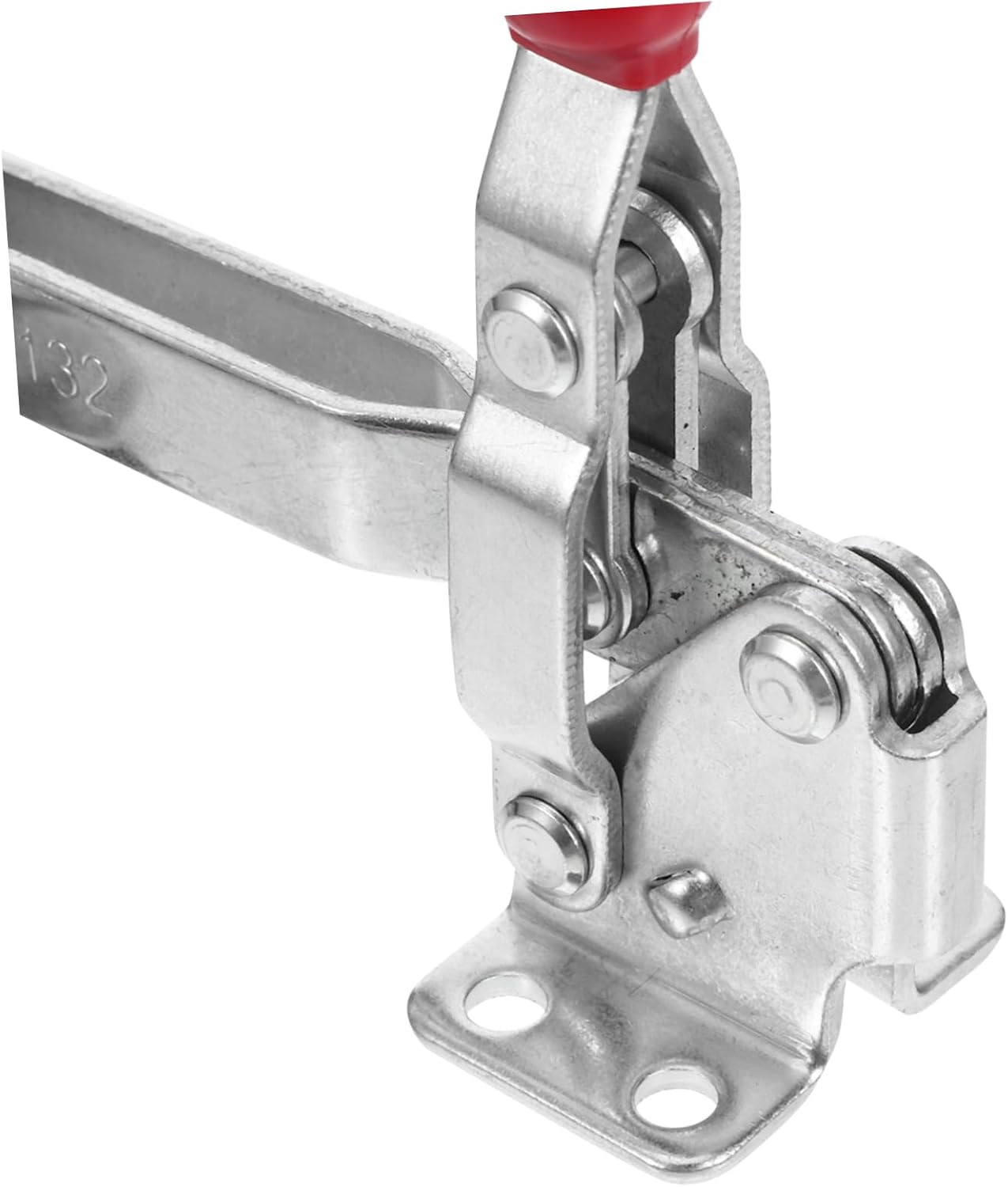 LIFKOME 2pcs Vertical Toggle Clamp for Welding Construction Quick Release Hand Tool for Woodworking and Metalworking Dual- Design Clamping