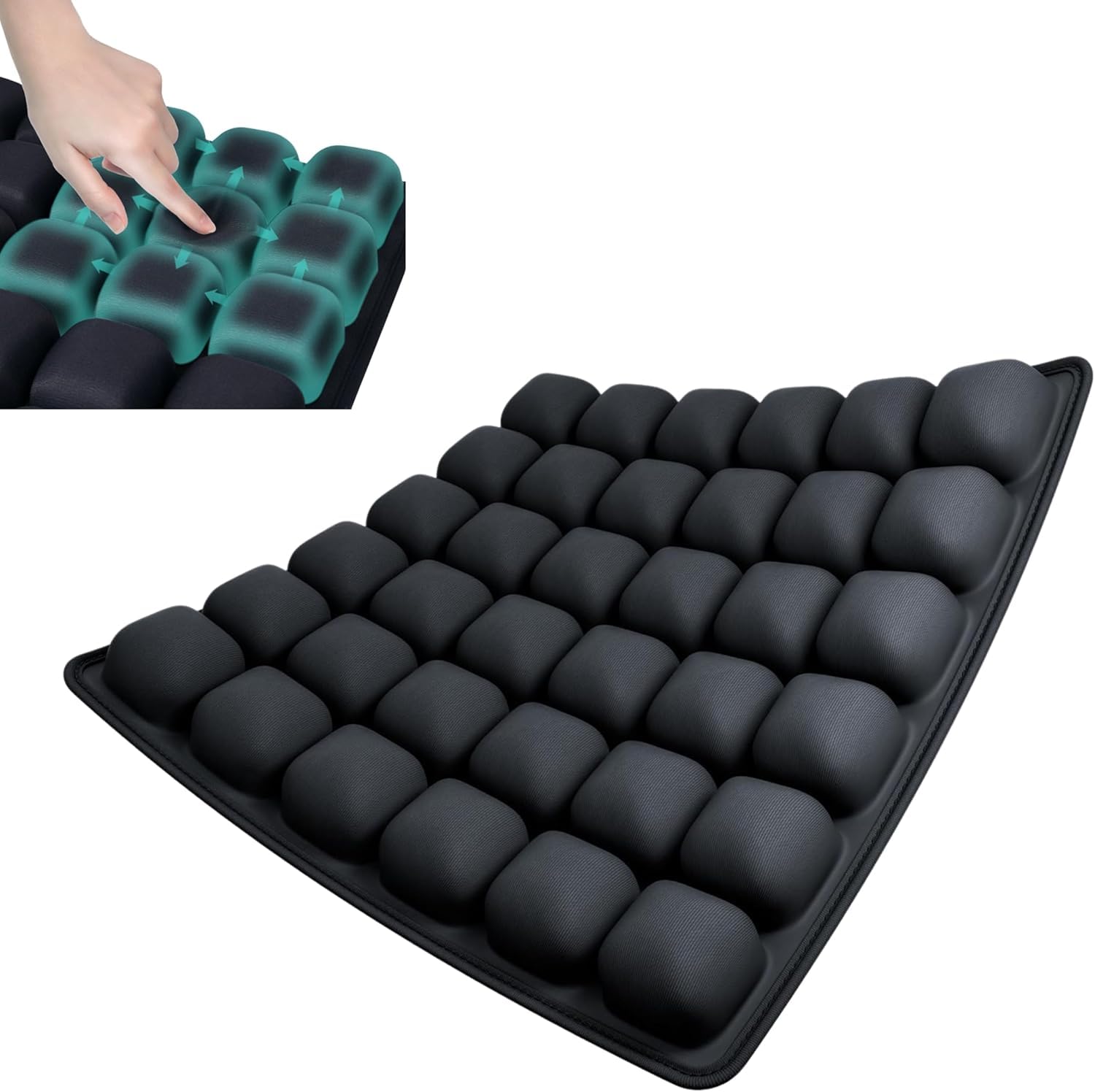 Coussin de fauteuil roulant de bureau pour soulagement lombaire