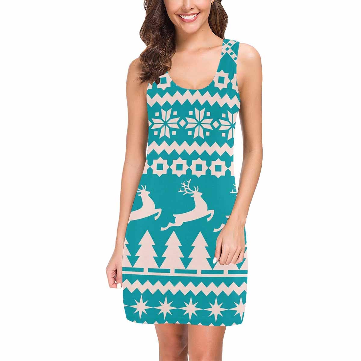 InterestPrintChildish Rainbow Background Beach Cover Ups, Soft and Stretchy Short Dresses XS - 3XL