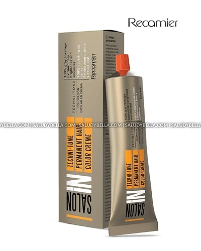 Miniatura 1 de Recamier Professional Salon In Techni-Tone - Tinte en crema permanente para el cabello, 2.1 onzas, 9.0 rubio natural muy claro, Rubio Muy Claro