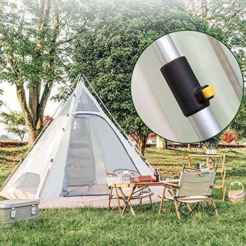 Carpa tipi doble capa para camping y senderismo miniatura 3