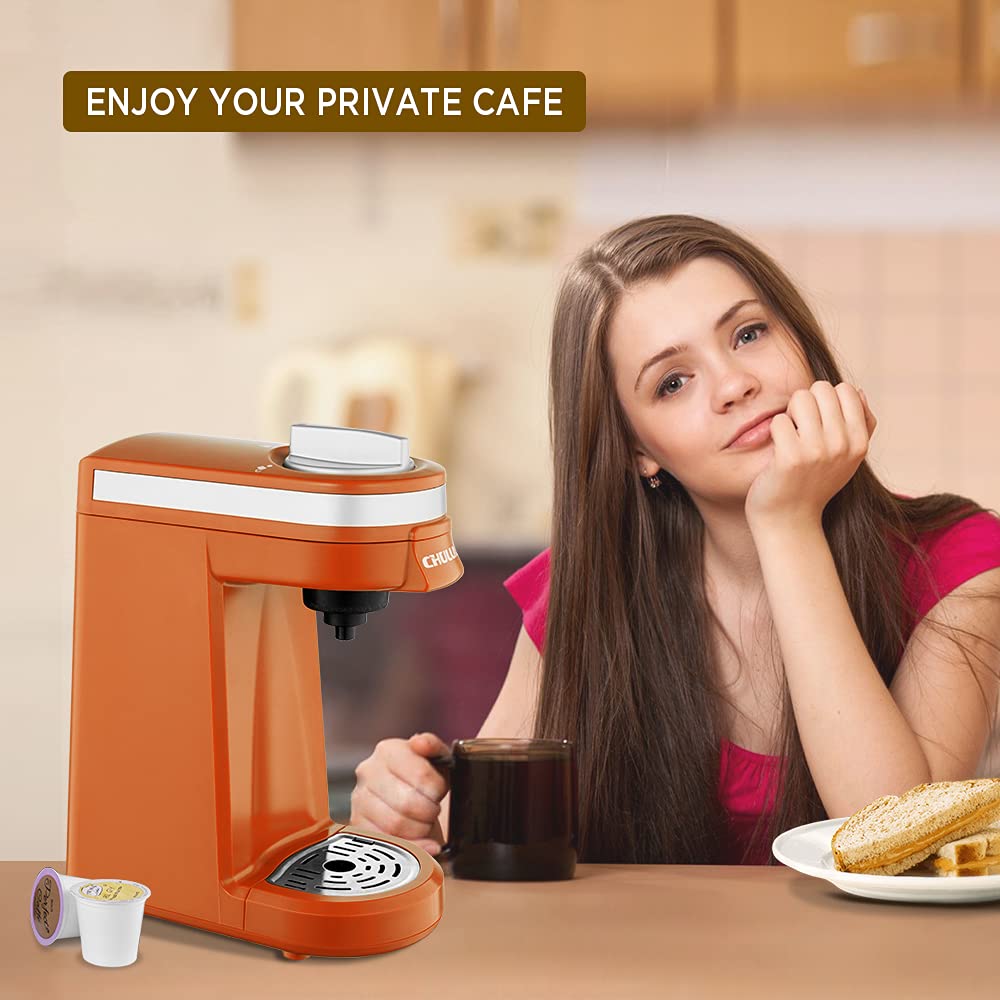 CHULUX Coffee Maker SingleServe Coffee Machine for Capsule,Orange Buy
