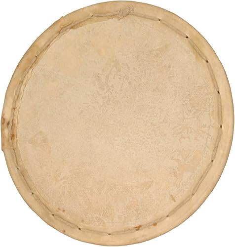 Dholak Cabeza descargada de piel de cabra, 7.0 in