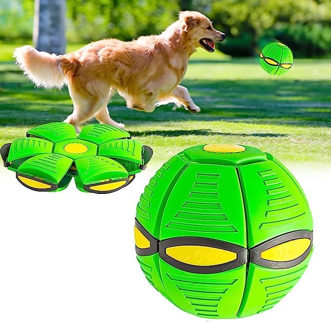 KONGNY 2023 Flying Saucer Ball for Dogs Pet Toy UFO Doggo Ball Dog