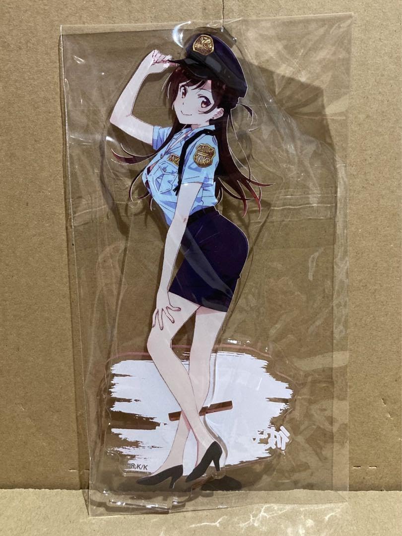 彼女お借りします　アクリルスタンド　水原千鶴　サプライズボックス　ポリスver Amazon.co.jp: 彼女お借りします 水原千鶴 アクリルスタンド