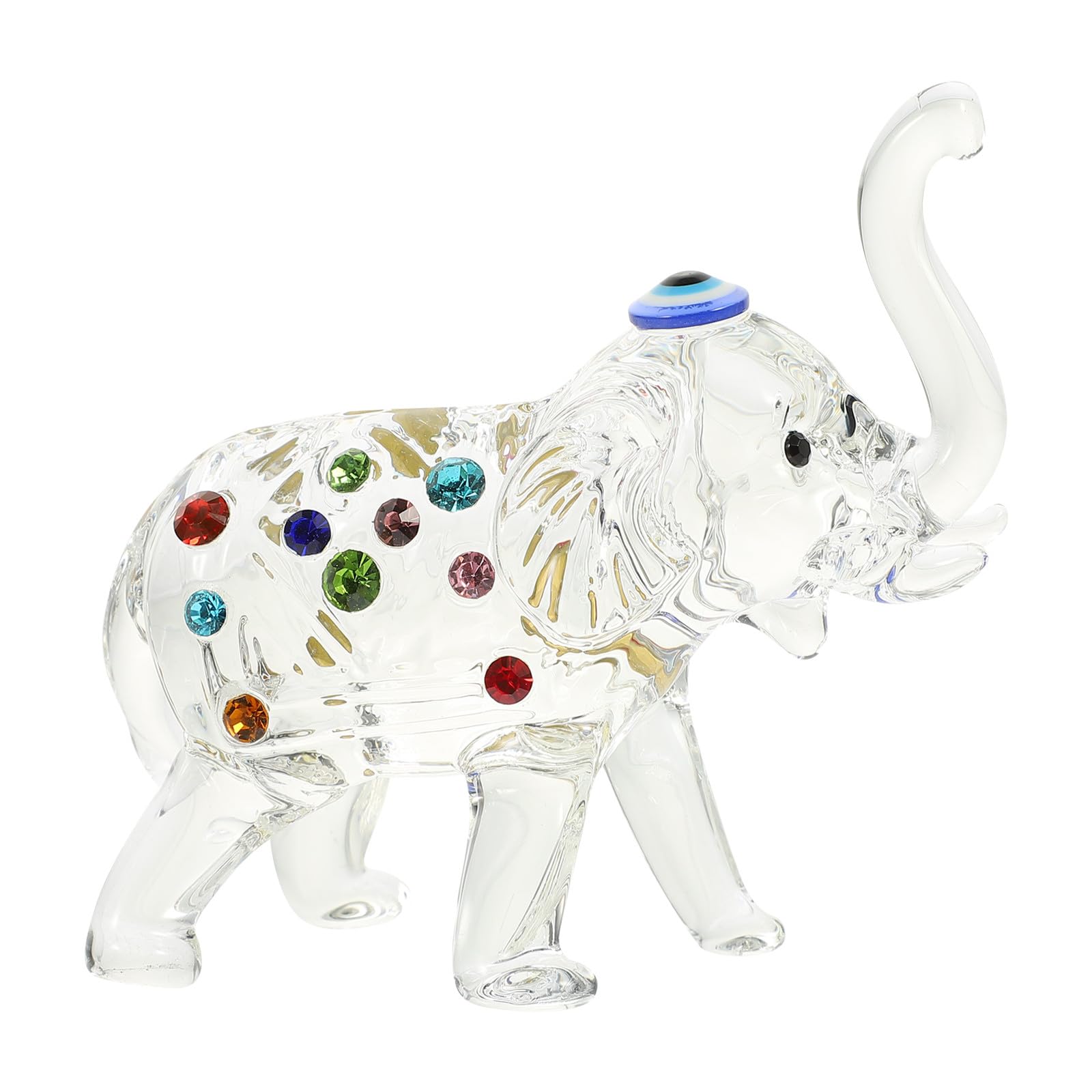 Statue d'éléphant en cristal cadeau idéal de décoration intérieure élégante