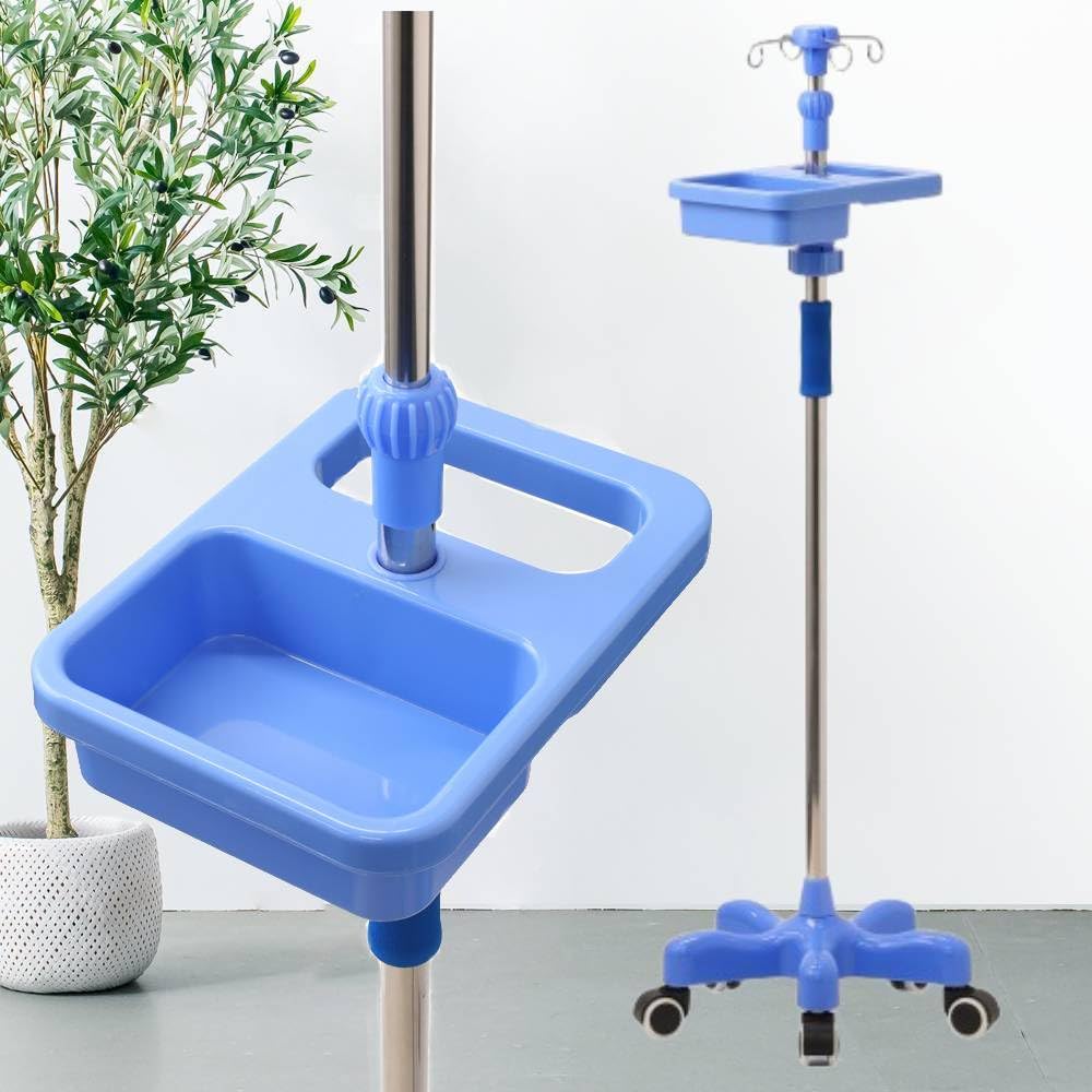 キャスター付き点滴用器具 点滴スタンド 4脚 平板吊り ① 看護、介護