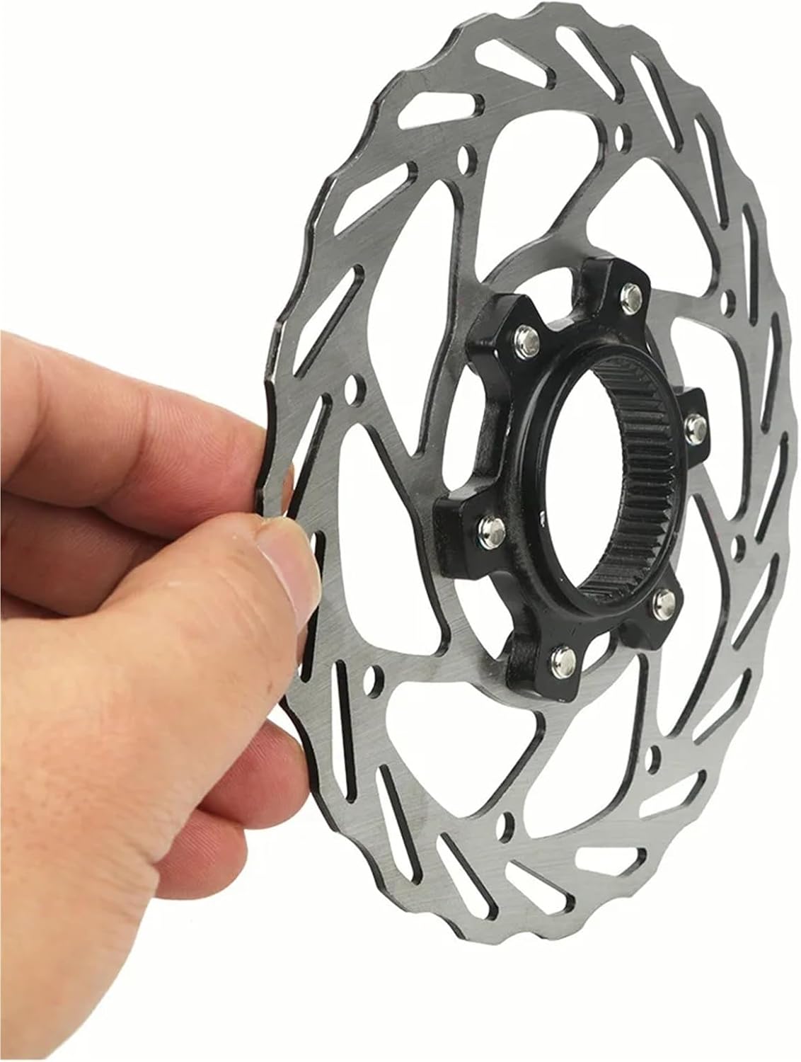 Compatible for RACEWORK Ultra-Light Center Lock Brake Rotor - 140/160mm Heat Dissipation for MTB & Road Bikes(140mm)