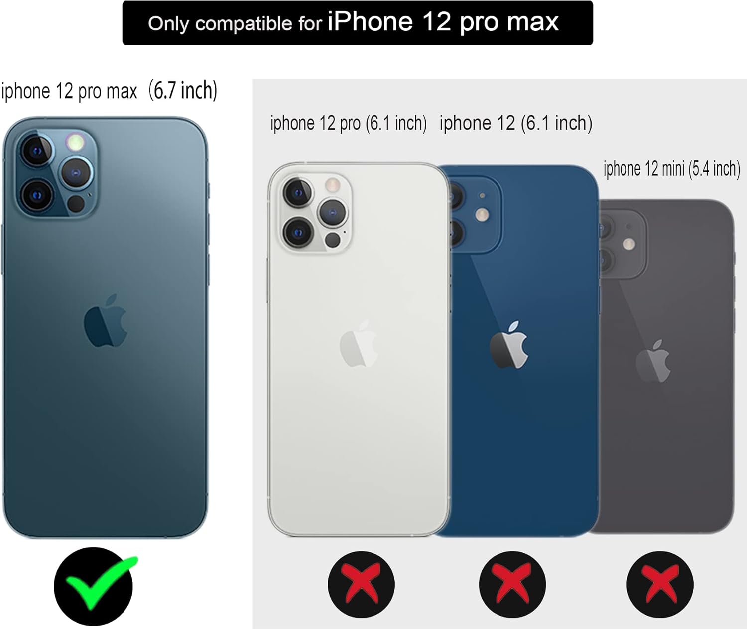 Best Cyber Deals 🔥 Chitri Compatible for iPhone 12 Pro Max Case, [Two-Way Stand Magnetic Case] Compatible with MagSafe Charger [with Metal Kickstand] Transparent Hard PC Back Slim Shockproof Protective Cover, Clear