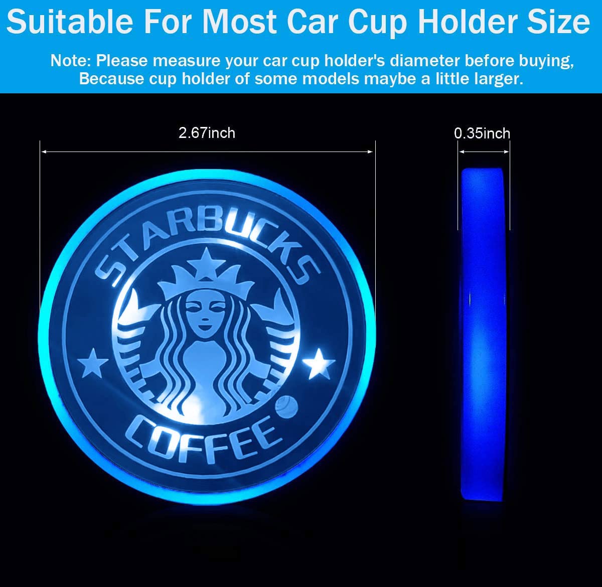 Amazon.co.jp: スターバックス 車用カップホルダーライト 充電式カー