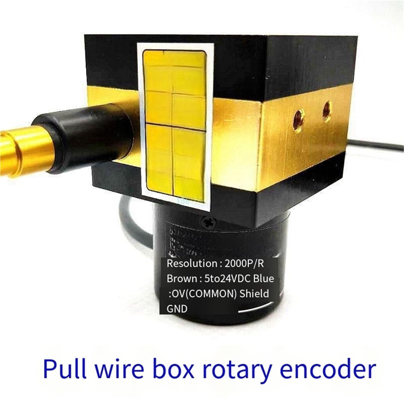 Encodeur à fil tendu E6B2-CWZ5B 10-5000P/R 1m 2m ou câble S(1800P,4 meters)