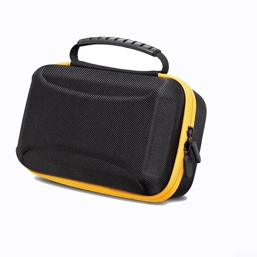 Wusvive Étui de transport rigide pour multimètre F117C F179C Housse de transport zippée double compartiment étanche EVA Étui de rangement rigide Sac de protection