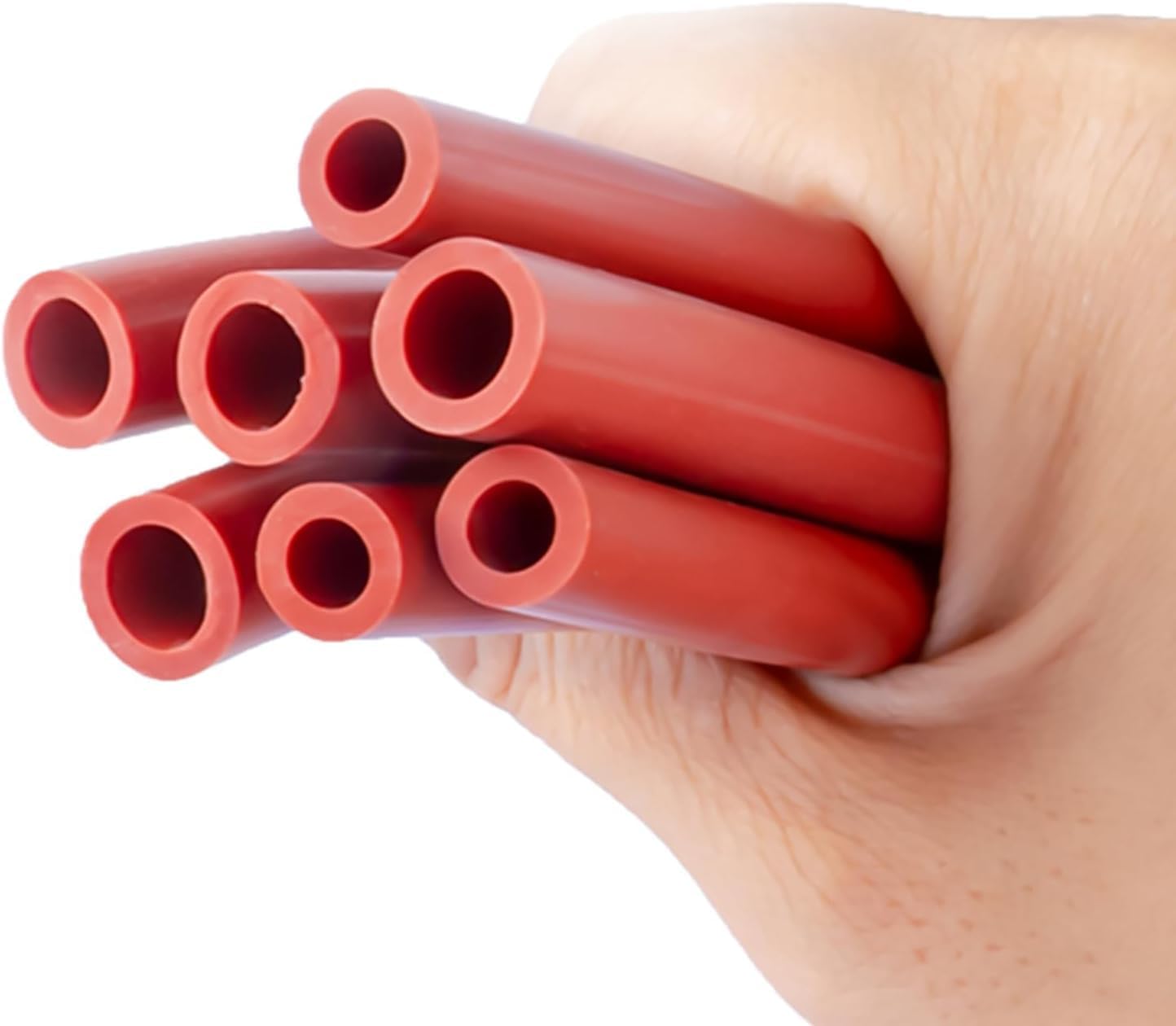 PVC Clear Hose Vinyl Tubing, Silicone Rubber Latex Tubing For Irrigation Drainage Ponds, 3.28ft, Red, Multiple Sizes(20mm*26mm)