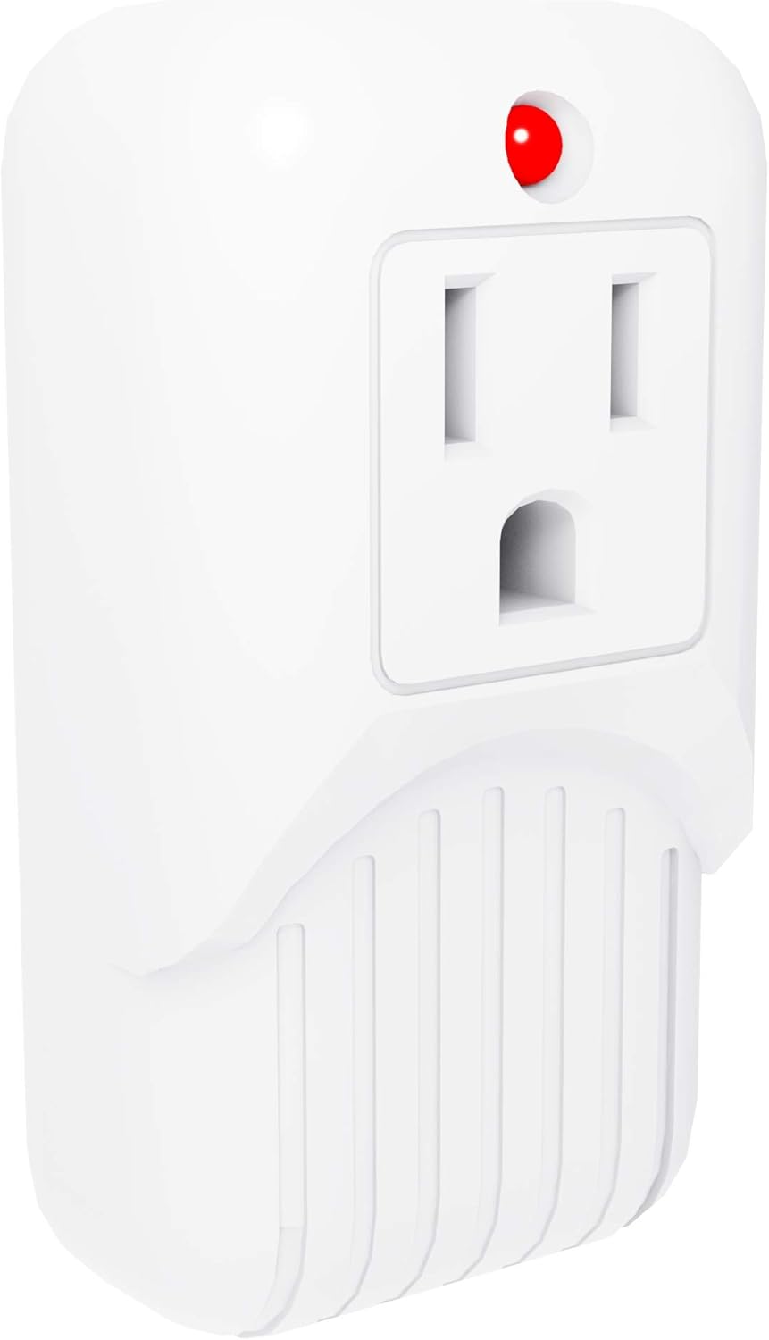 Stanley 33201 Surge Adapter, Single Outlet, Grey