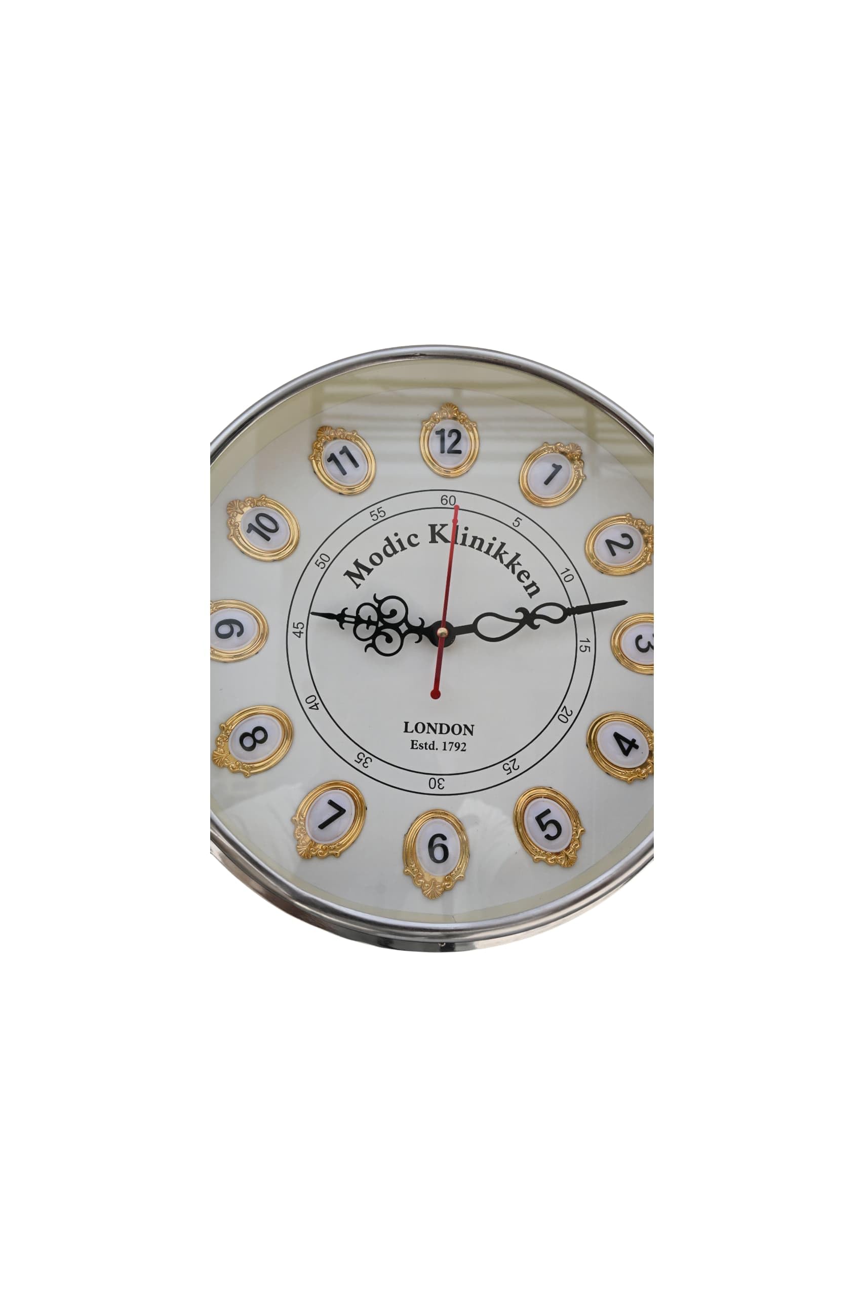 Antique MART..20-Inch Vintage Gear Wall Clock, Wooden Frame, Silent Quartz Movement, Decorative Timepiece (20" Inch) 4