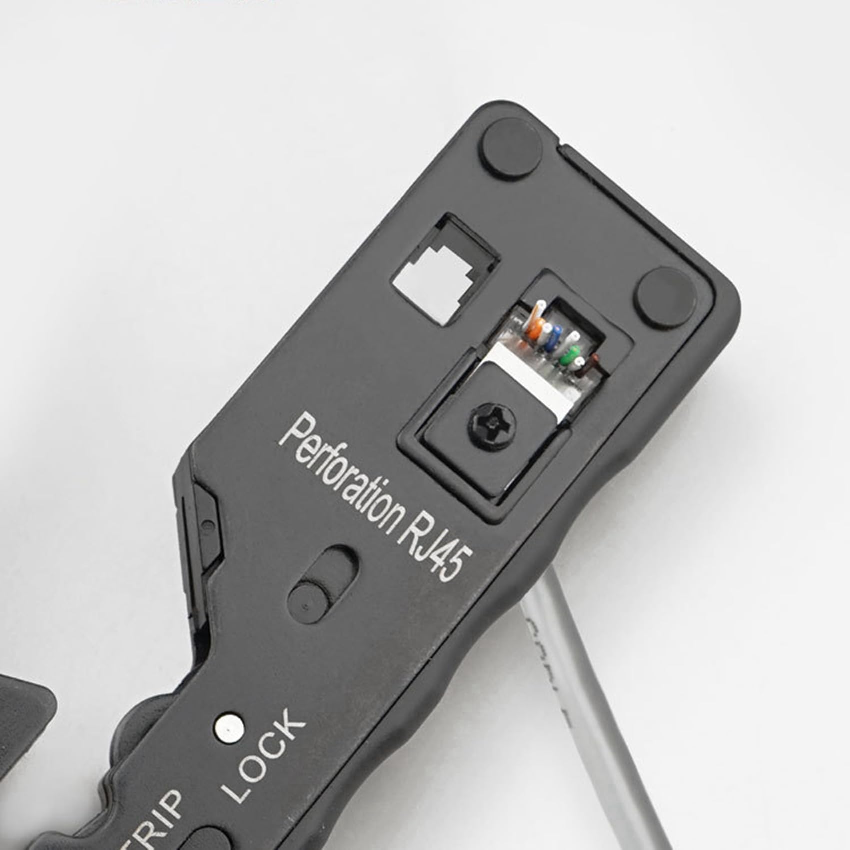 5X Pinza Crimpatrice per di Rete RJ45 Pinza per Crimpare per Crimpatrice per Rj45 Cat7 Cat6 Cat5 Rj11 Pinza per Crimpare Connettore Rj12
