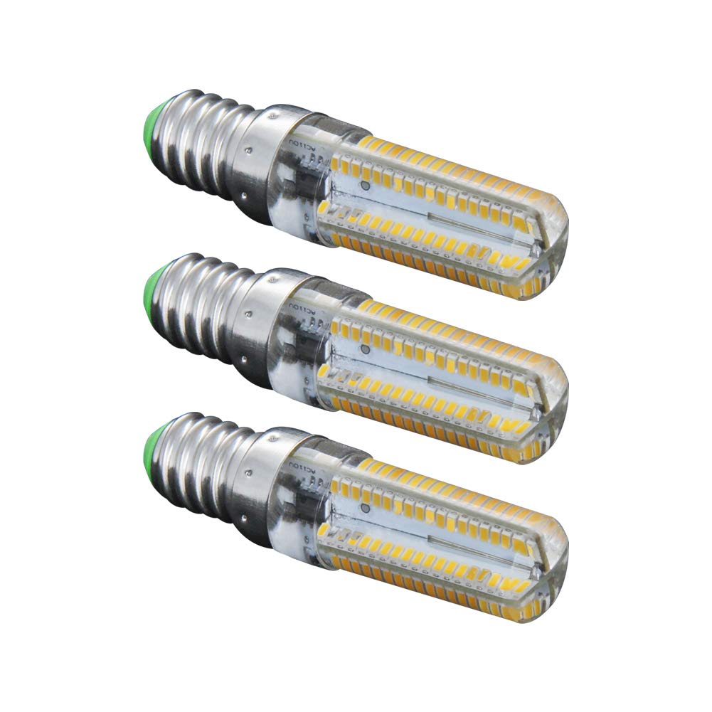 Othmro E14 LED Bulb Microwave Oven Light 6W Warm White 2700K 600lm for Ceiling Fan Light Fixture Freezer Hood 3pcs