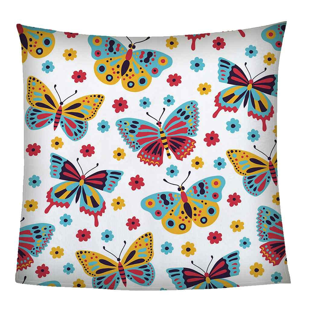 Couverture flanelle papillon pour cocooning au salon plaid doux toutes saisons