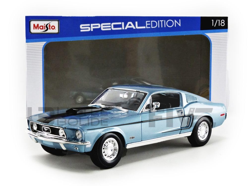 Maisto Coche A Escala 1 / 18 1968 Ford Mustang Gt Cobra Jet | Envío gratis