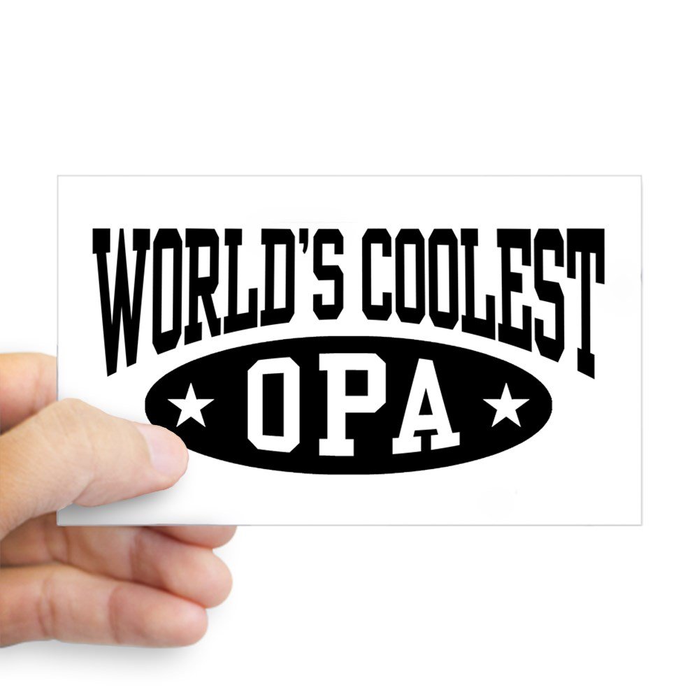 CafePress "What Happens At Oma And Opa's..." Bumper Sticker - Funny Car Decal For Grandparents