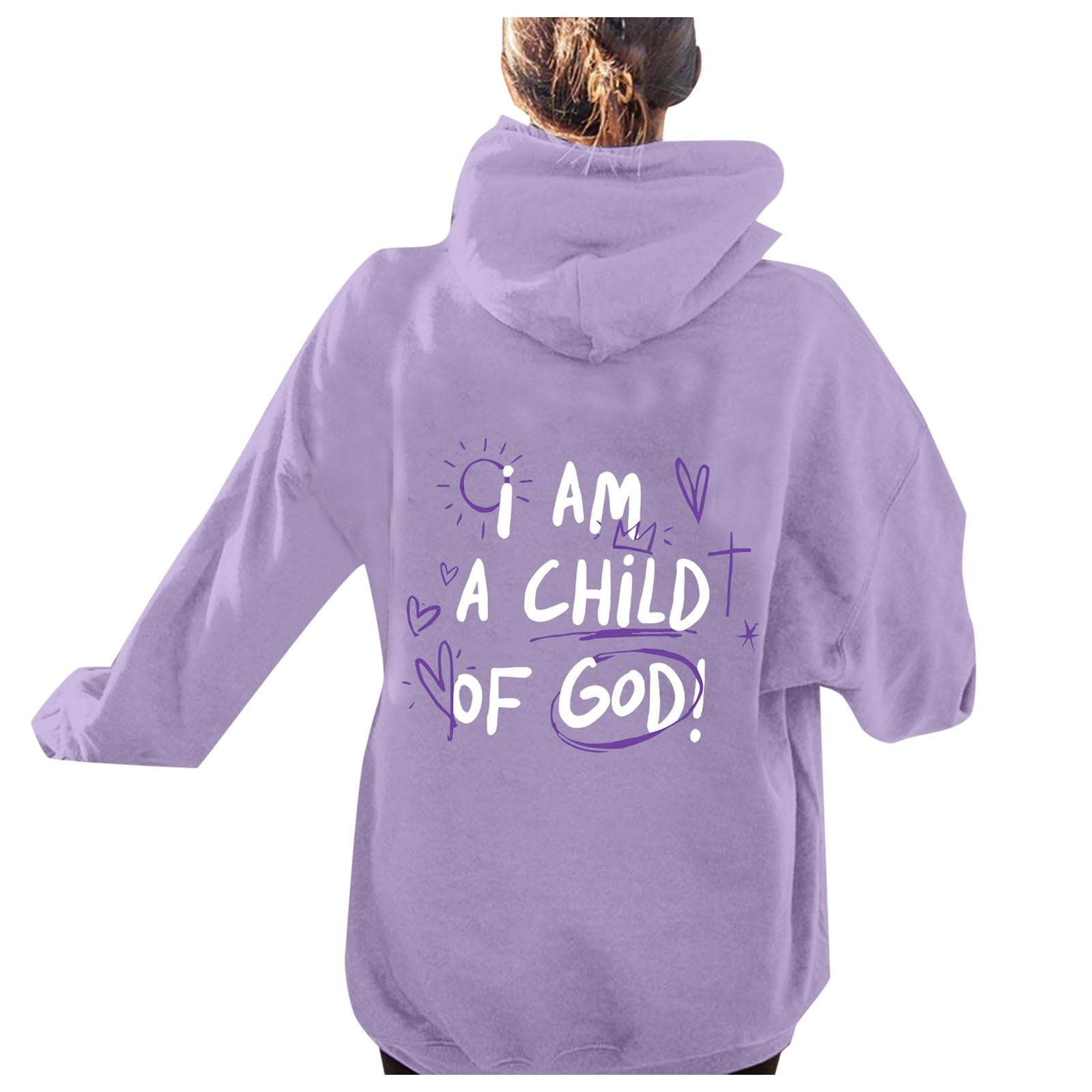 Jesus Hoodie Christian Hoodies 2025 Bible Verse Faith Christ Sweatshirts Sweater Girls for Women Men Teen Girls