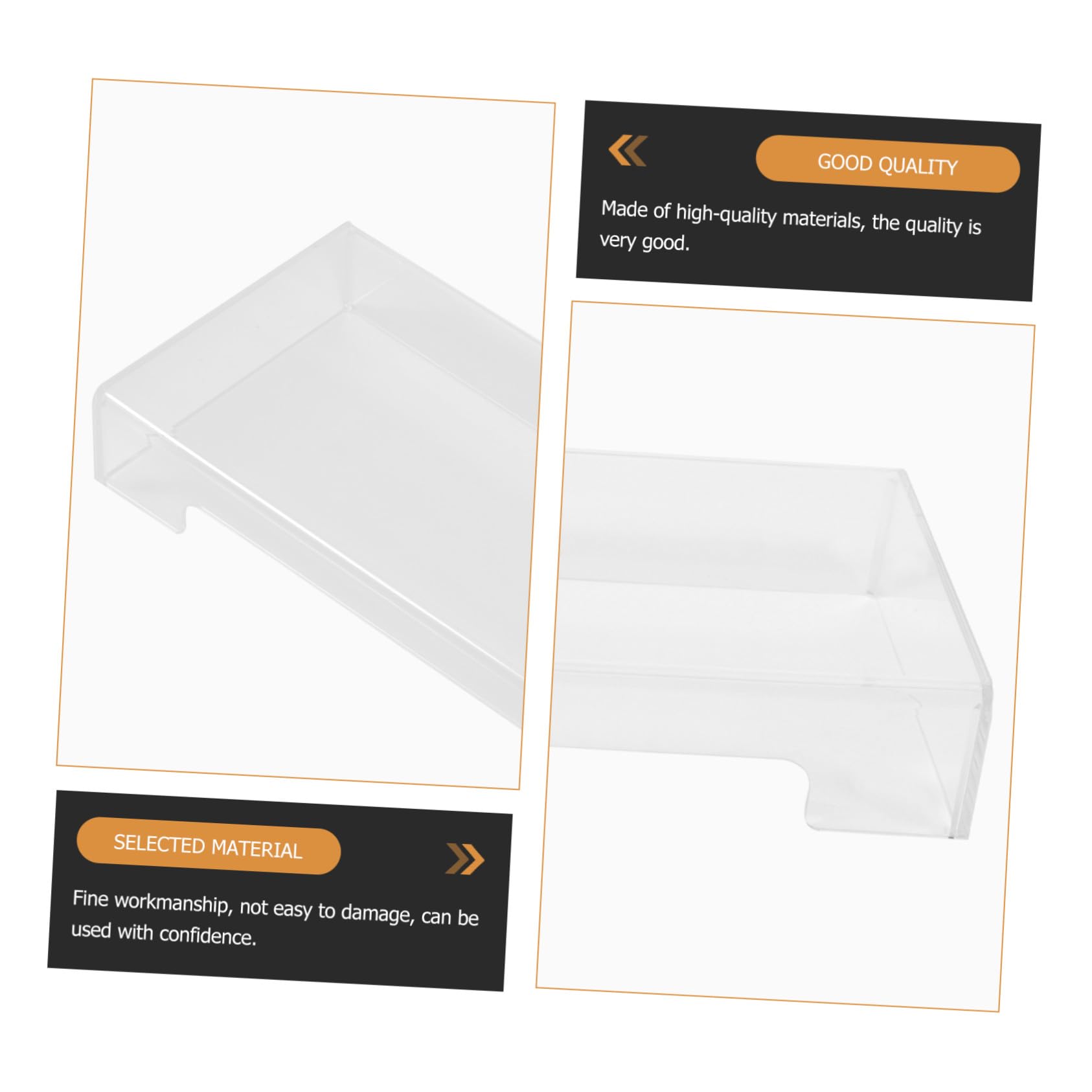 Tastiera Resistente ai Graffi e Lavabile per Trasparente Copertura e in Acrilico Protezione Versatile Adatta per Tastiere da 87 e 104 Tasti Ufficio e Casa