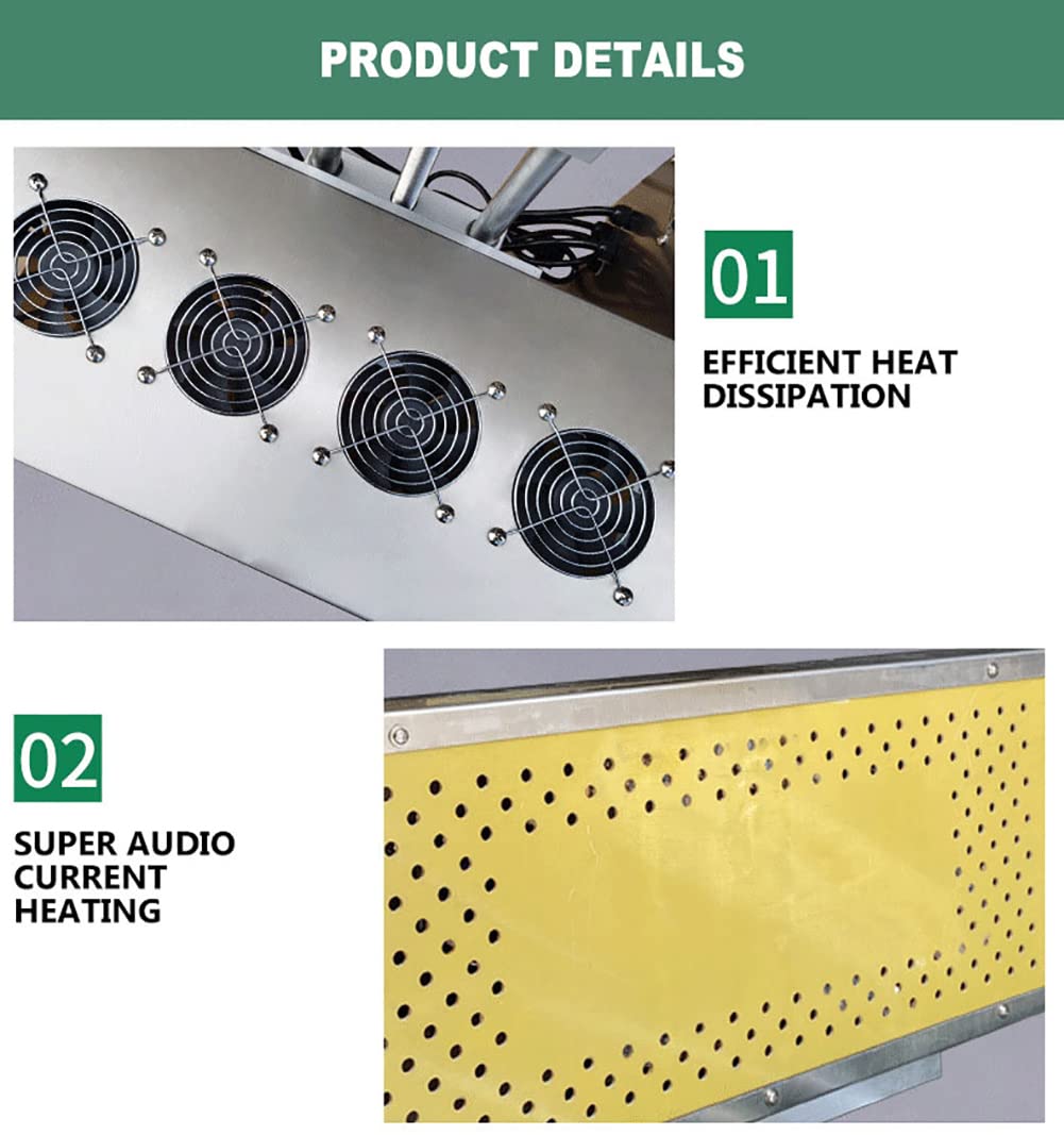Sellador continuo de tapas de botellas por inducción electromagnética, máquina selladora automática de papel de aluminio de 2200 W, máquina selladora de tarros por calor de 15-120 mm para botellas d