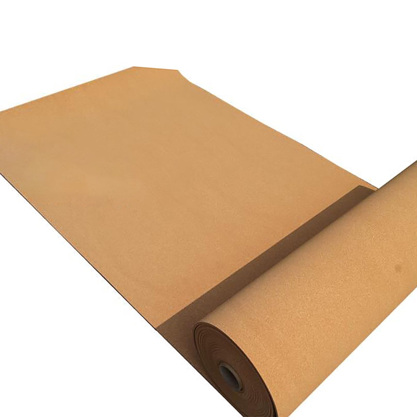 Duża rolka deski korkowej gruba naturalna płytka korkowa o wysokiej gęstości, łatwe do przycięcia, do biura, materiały DIY, brązowa, grubość 8 mm, 1,2 m x 4 m
