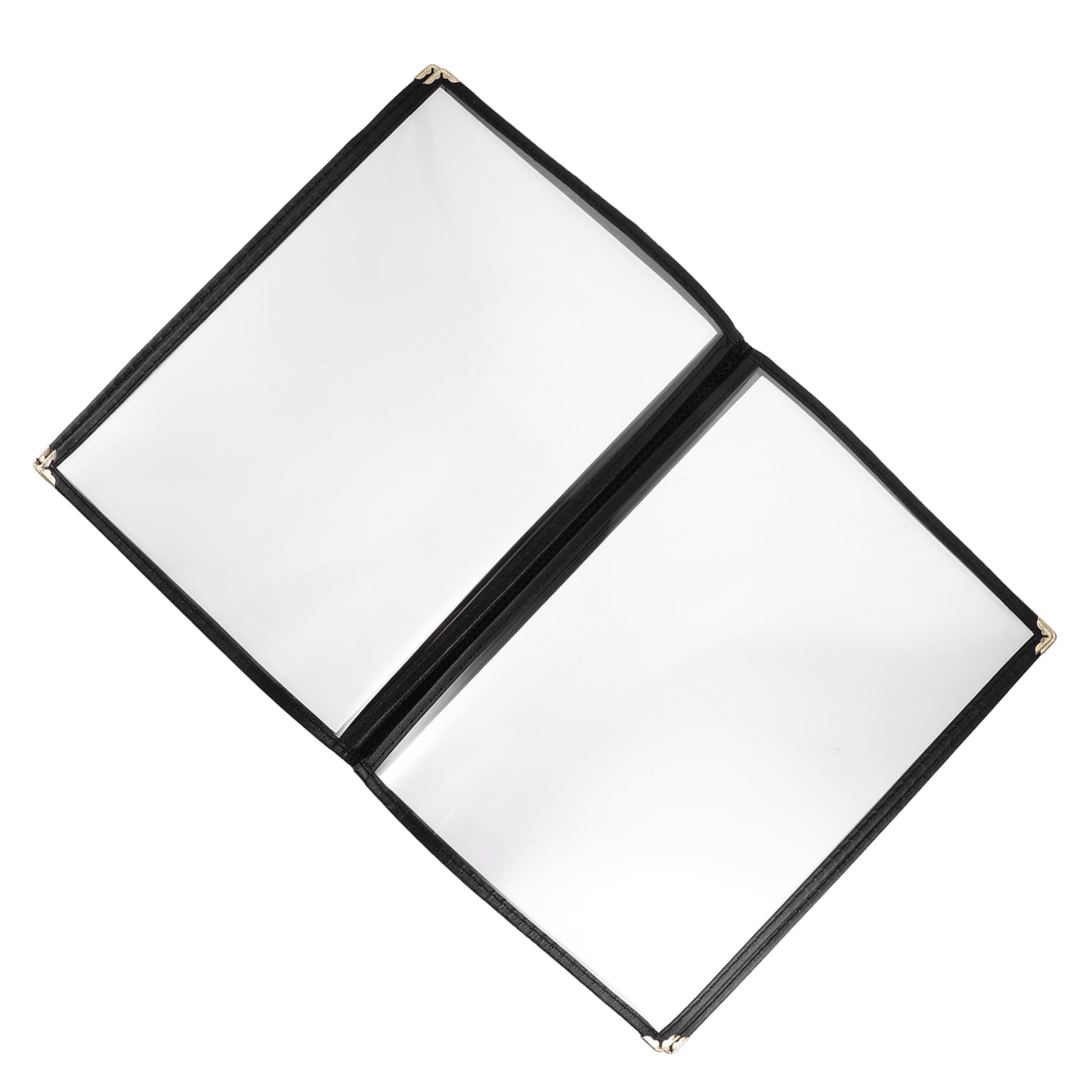 NAMOARLY Multi-Function Menu Holder for Restaurant Office Portable Loose-Leaf Folder PVC Cover