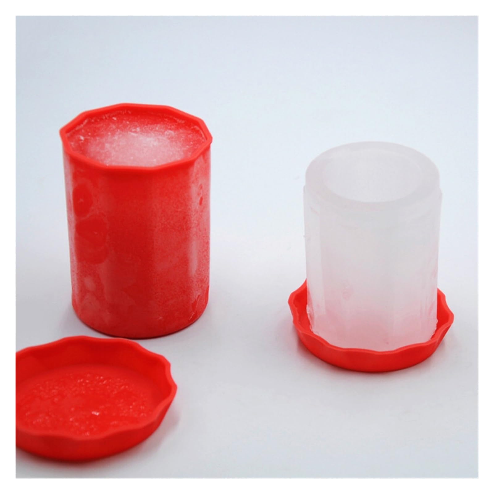 Vassoio per cubetti di Ghiaccio Stampo per Ghiaccio Bar Bevanda per Feste Vassoio per Vino ghiacciato Forma di Tazza Fresca Stampo per congelamento Stampo per fabbricatore di Ghiaccio Stampo per cuci