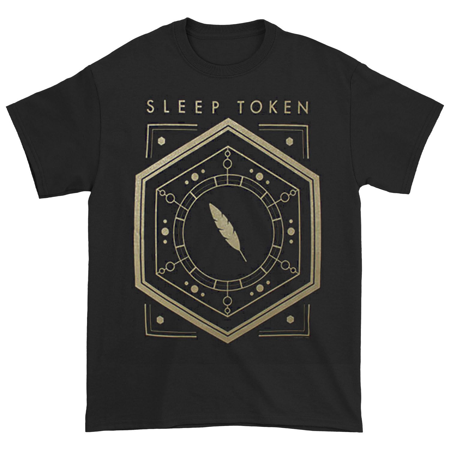 Rock Off officially licensed products Sleep Token Emergence Feathered Host T-Shirt X-Large Black