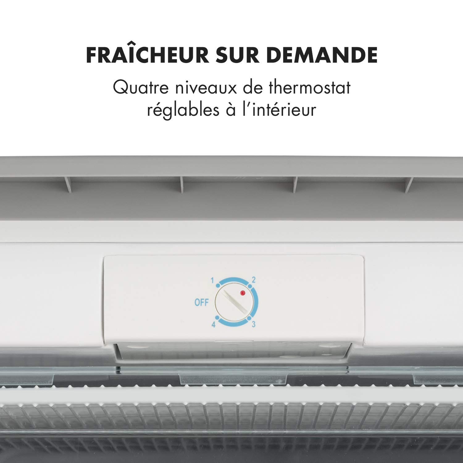 Klarstein Mini Congélateur Armoire 69L No Frost Froid Ventilé Étagère