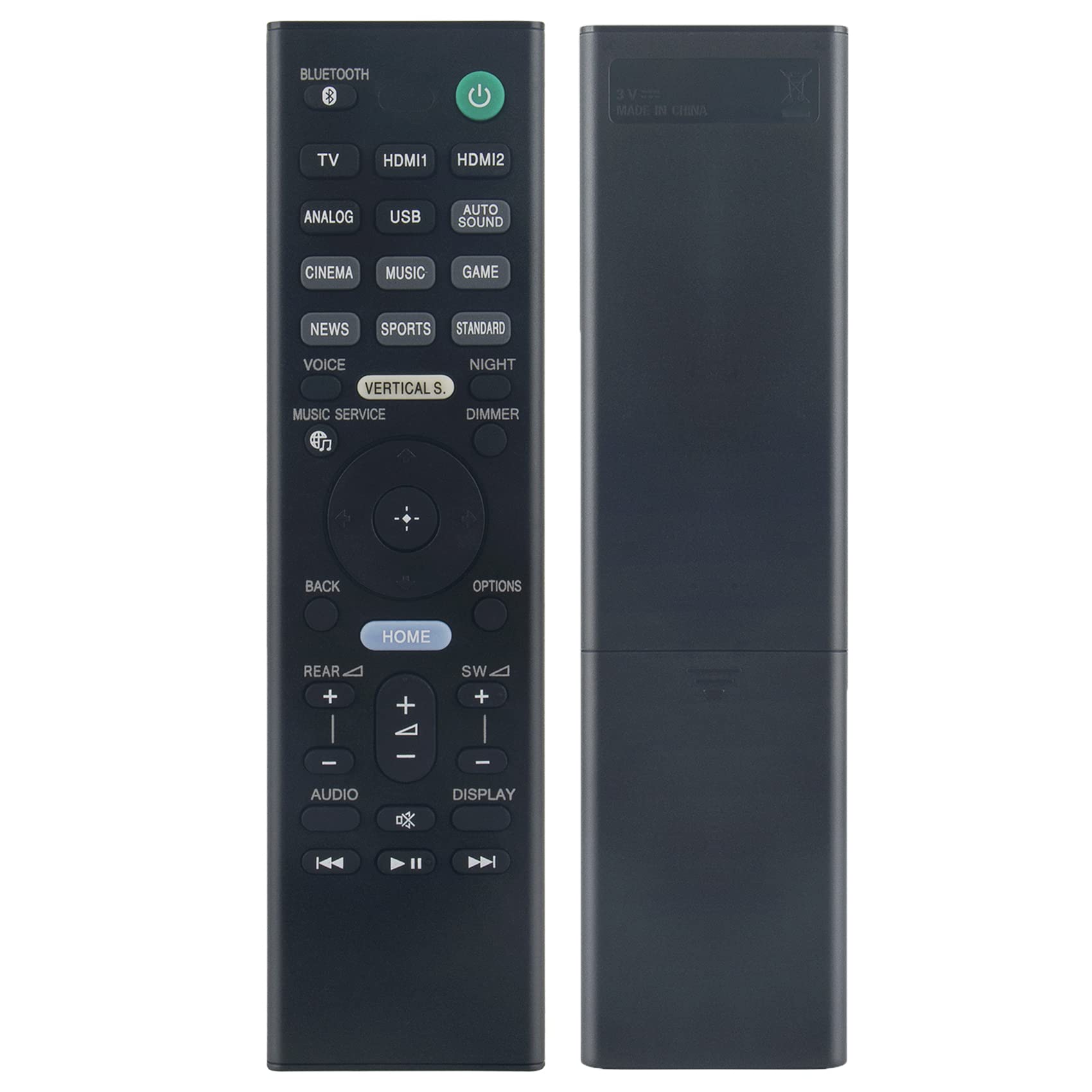 Allimity RMT-AH400U Replacement Remote Control fit for Sony Soundbar Sound Bar HT-Z9F HTZ9F