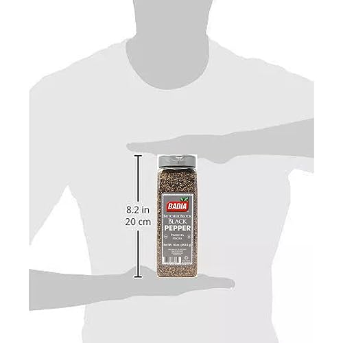 Miniatura 7 de Badia Bloque de carnicero de pimienta negra, 16 onzas