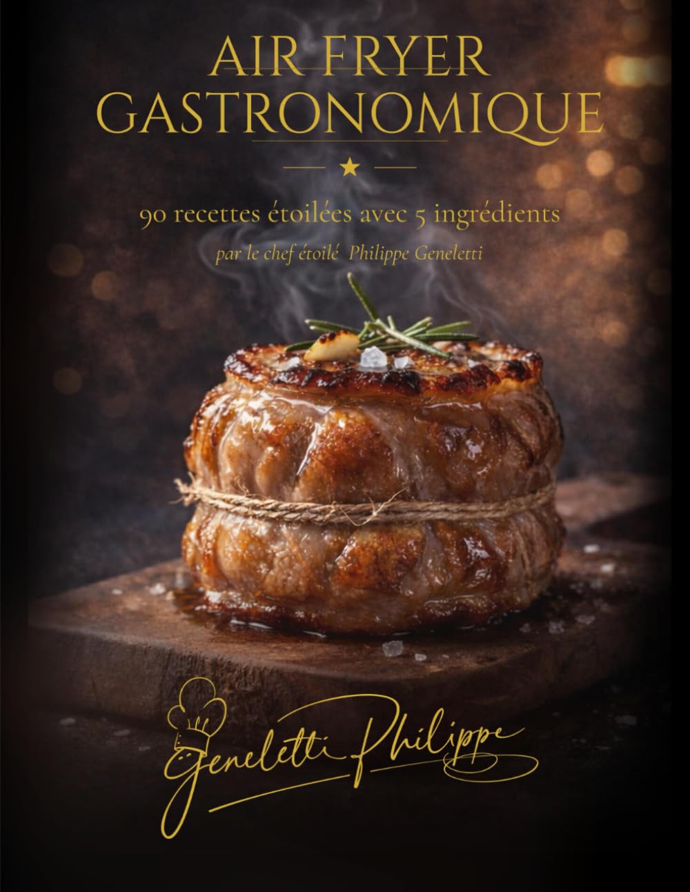 AIR FRYER GASTRONOMIQUE Par le chef étoilé PHILIPPE GENELETTI: 90 recettes étoilées avec 5 ingrédients
