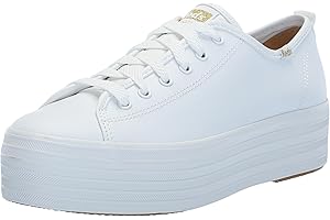 Triple up: The White Women's Platform Sneakers