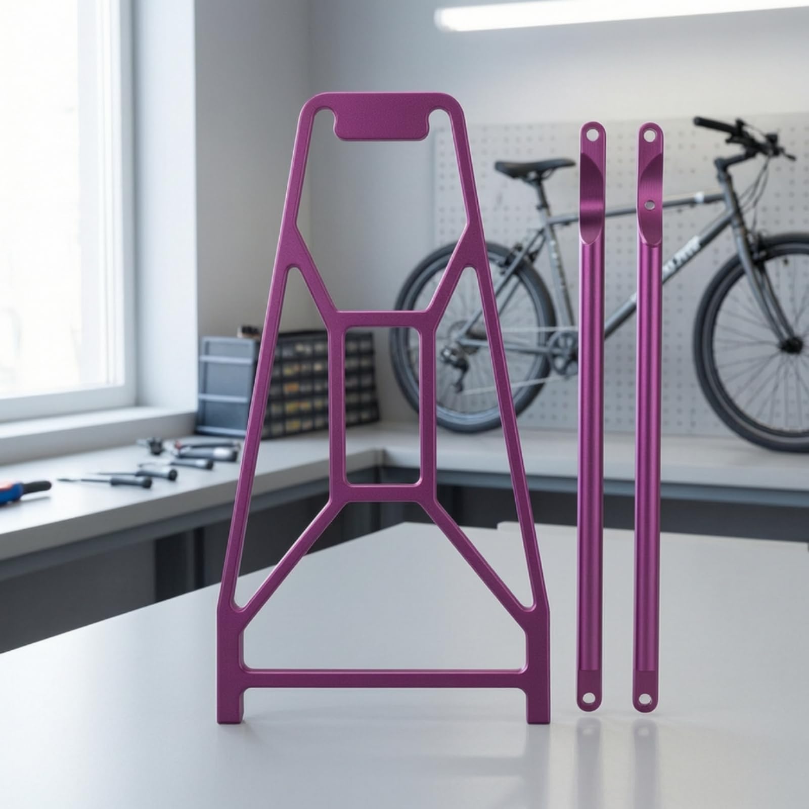 Porte-Bagages pour Vélo Pliant, Vert Postal, Size to 5