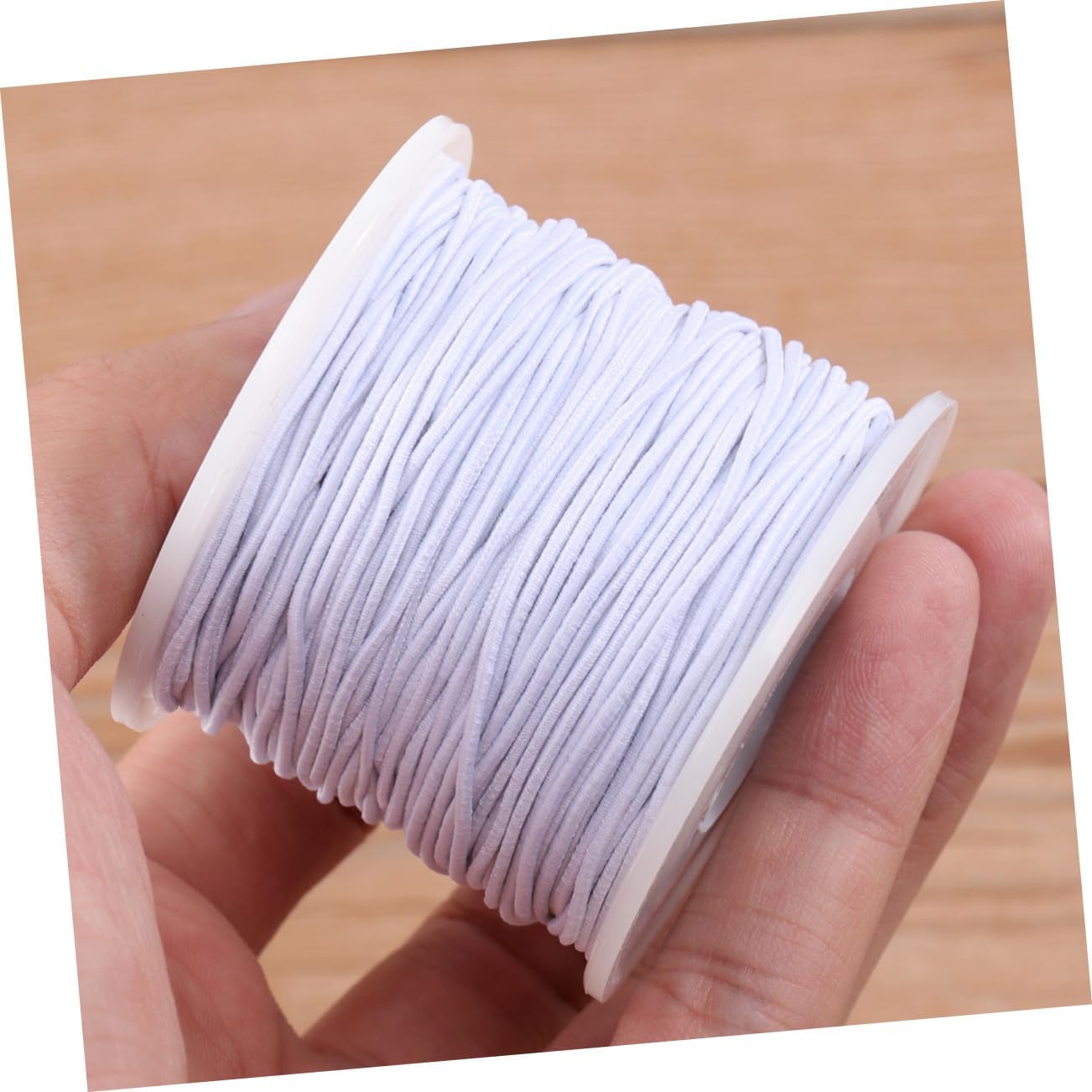 SHINEOFI 6 Rolls Stretchy Elastic Cord Elastic Thread Rope for Jewelry Making DIY Bracelet Sturdy Beading Cord for Crafts