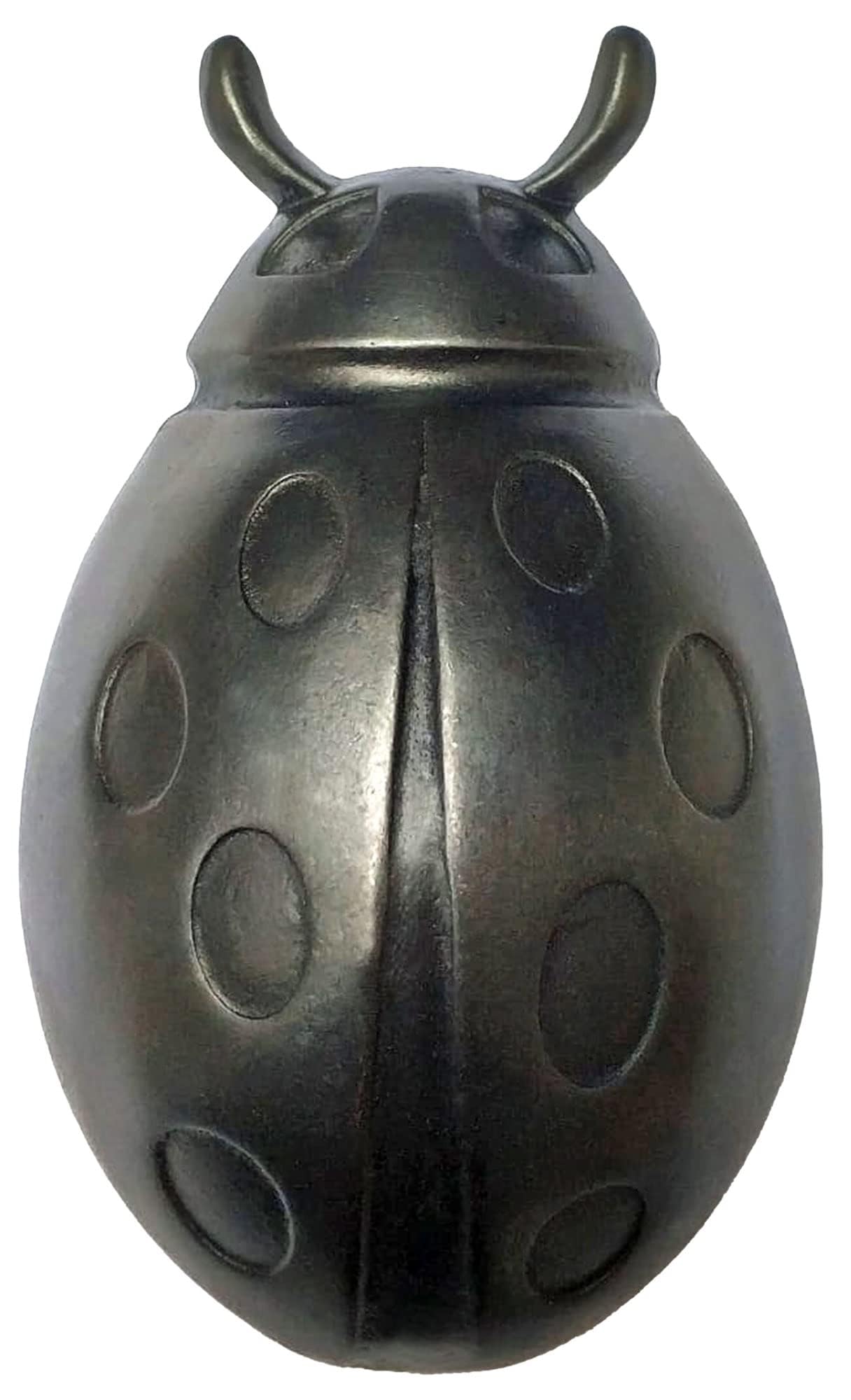 Anatolica Black Oxide Ladybug Door Knocker Solid Brass 5 Inches Tall(Black Oxide)